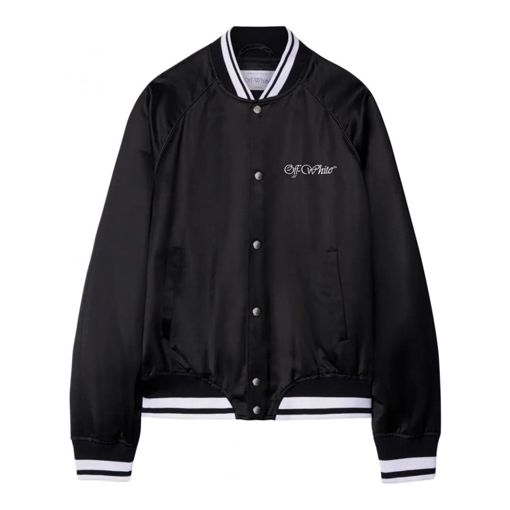 Off-white - Blouson bomber 'College Satin' pour Hommes