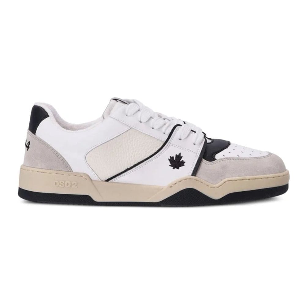 Dsquared2 - Sneakers 'Spiker Leaf-Embroidered' pour Hommes