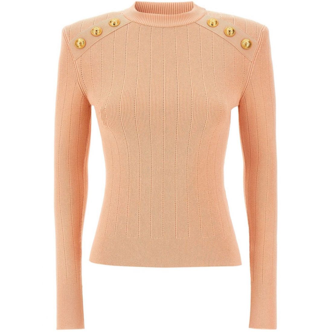 Balmain - Pull 'Button-Detail Knitted' pour Femmes