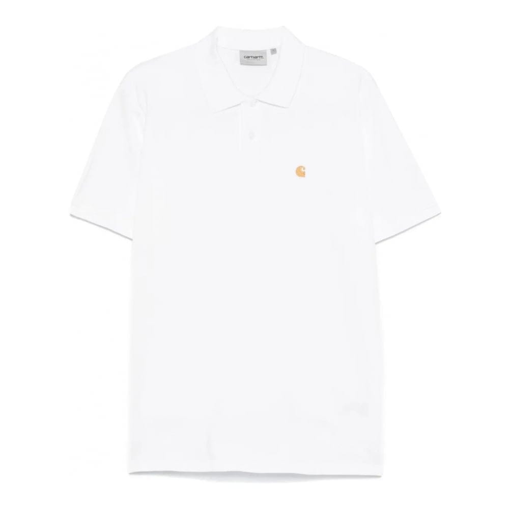 Carhartt wip - "Polo 'Logo-Embroidered' pour Hommes"-S