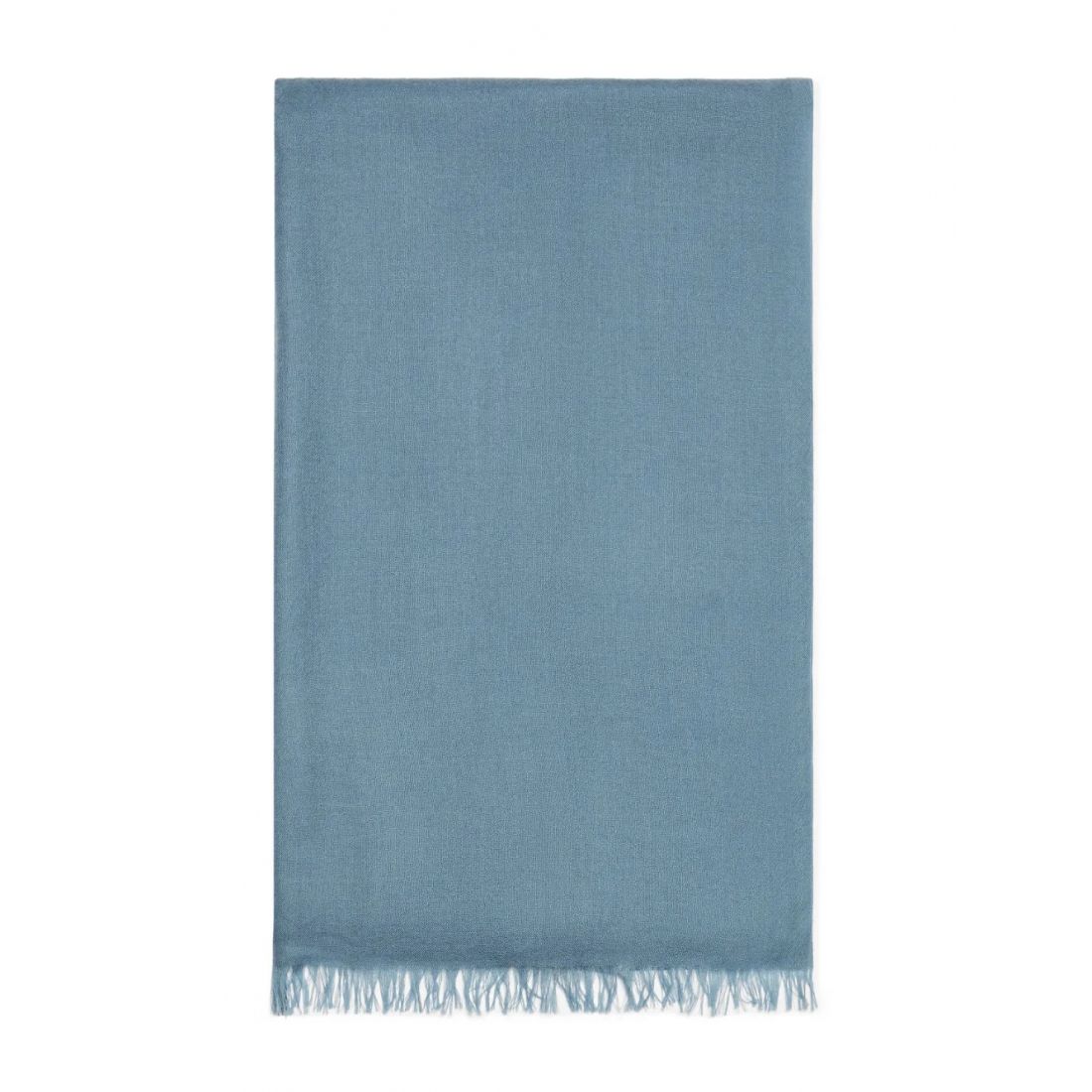 Brunello cucinelli - Écharpe en laine 'Translucent Fringe-Edge' pour Femmes