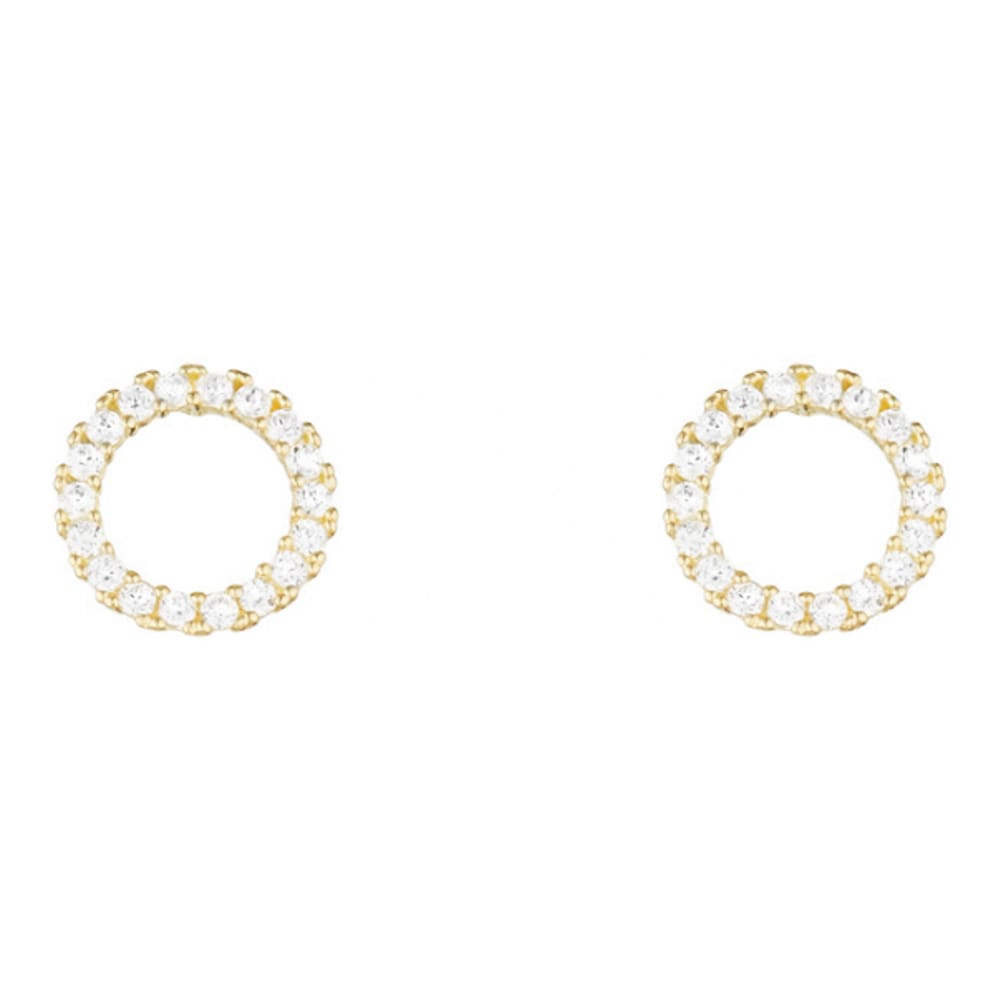 Or éclat - Boucles d'oreilles 'Moon' pour Femmes