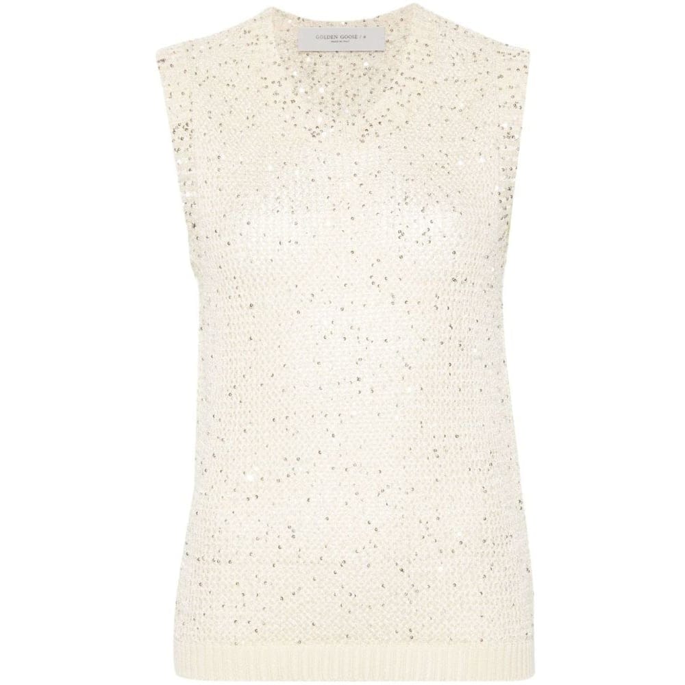 Golden goose deluxe brand - Haut sans manches 'Melyssa Sequin-Embellished' pour Femmes