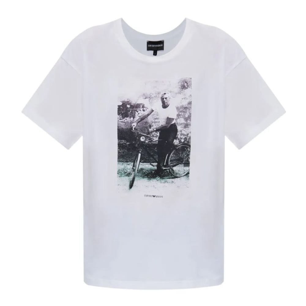 Emporio armani - T-shirt 'Photograph-Print' pour Femmes