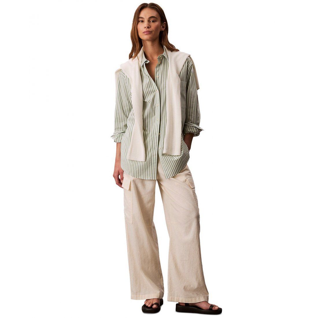 Calvin klein jeans - Femmes's 'Striped Button-Down' Chemise