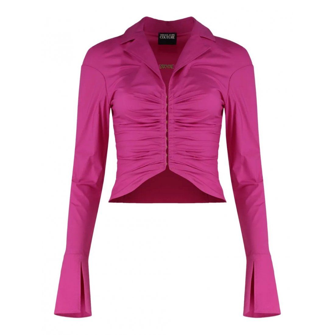 Versace jeans couture - Chemise 'Gathered-Detail' pour Femmes
