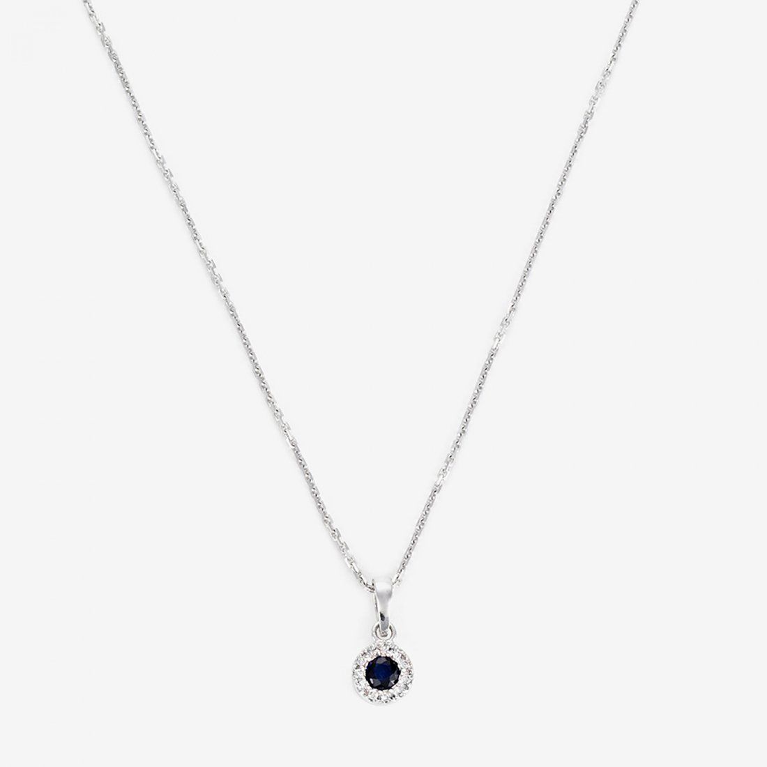 Paris vendôme - Pendentif sur chaine 'Précieux Saphir' pour Femmes