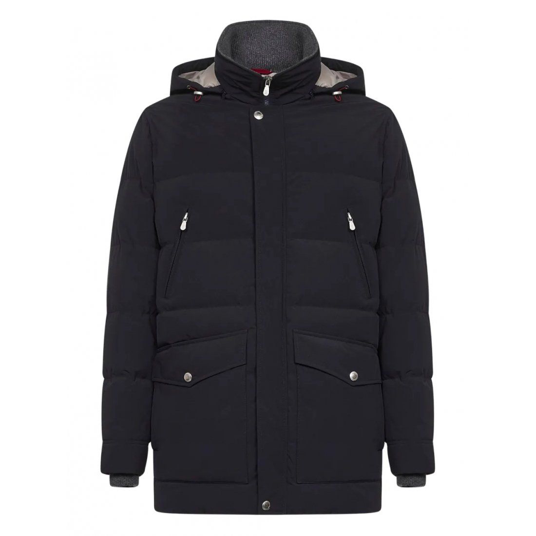 Brunello cucinelli - Veste 'Quilted High-Neck' pour Hommes