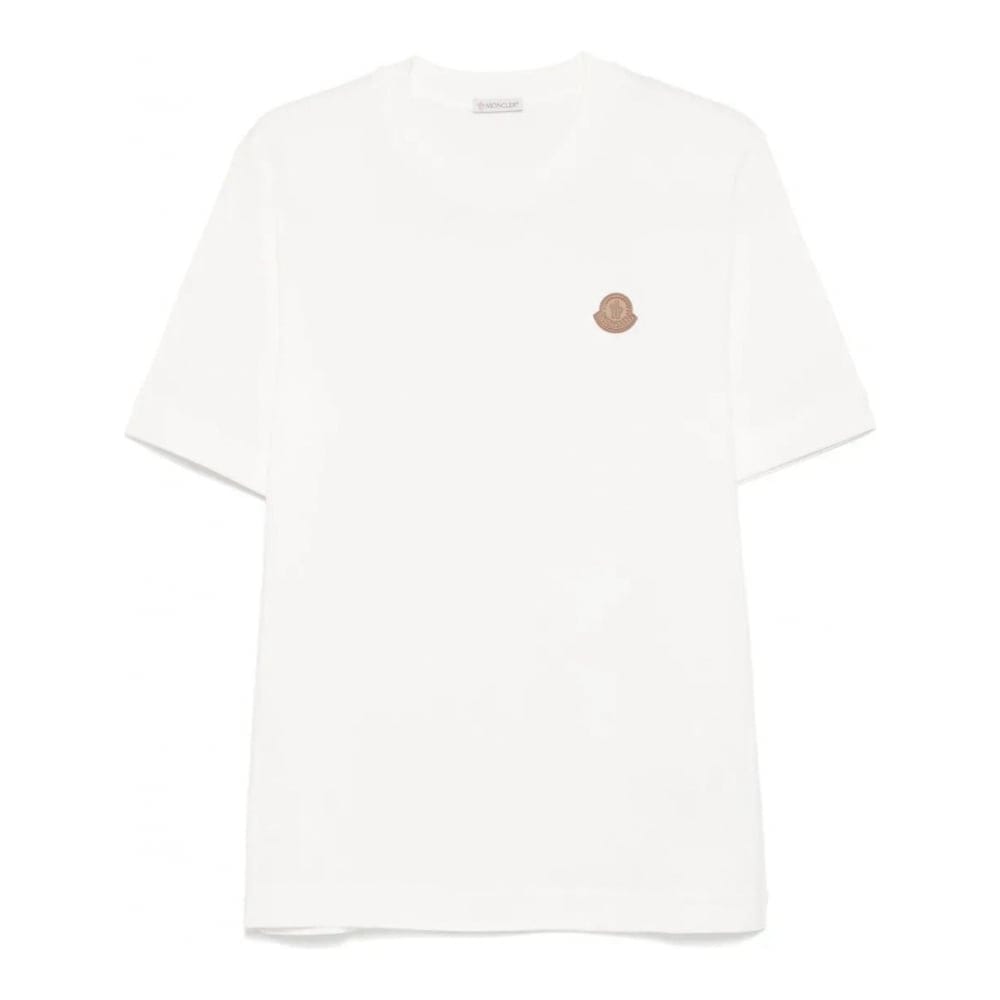 Moncler - T-shirt 'Logo-Patch' pour Hommes