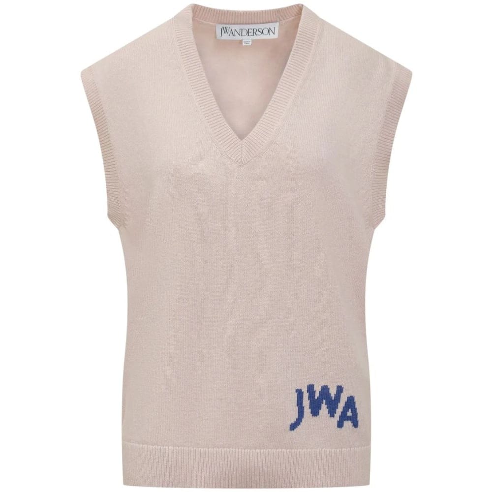 J w anderson - "Gilet 'Logo-Intarsia' pour Hommes"-L