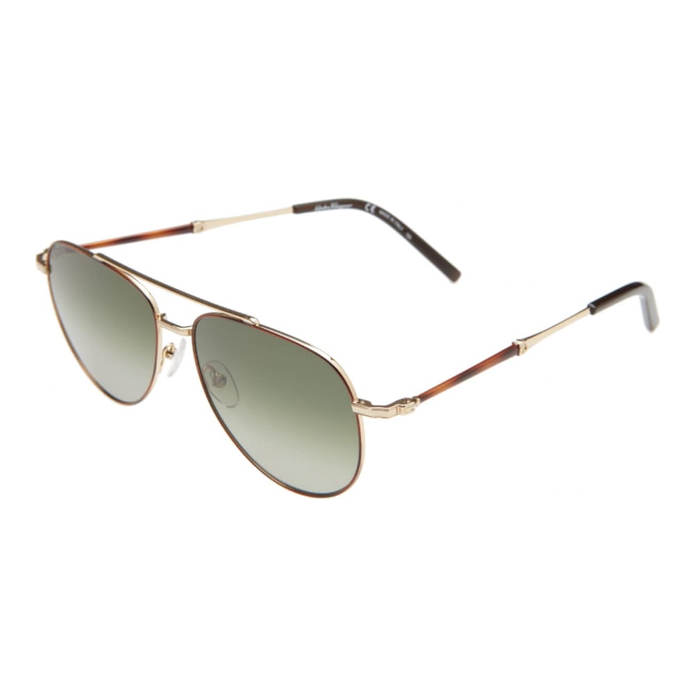 Ferragamo - 'Salvatore Ferragamo 58mm Aviator Sunglasses' pour Hommes