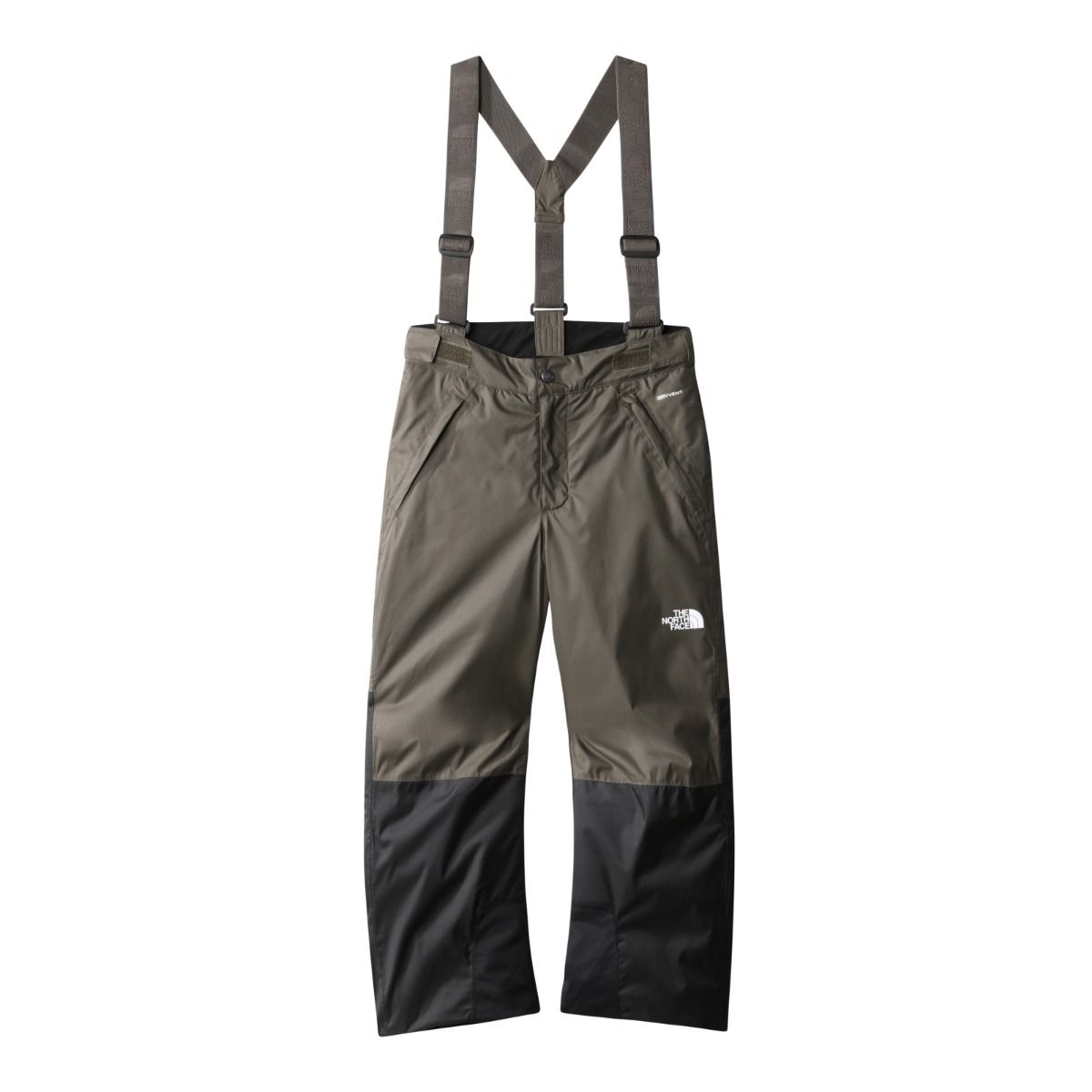The north face TEEN SNOWQUEST SUSPENDER PANT-L L