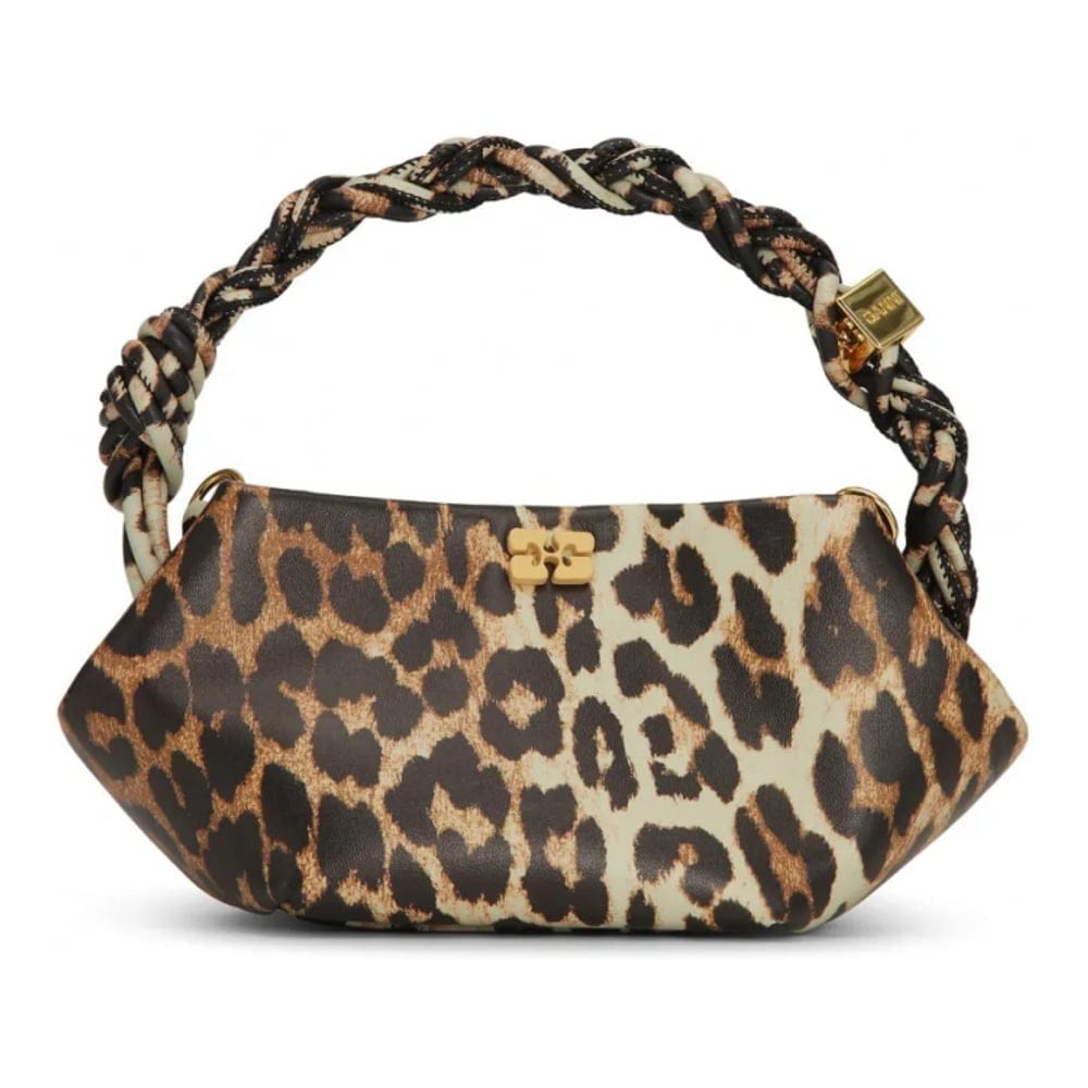 Ganni - Sac Cabas 'Mini Bou Leopard-Print' pour Femmes