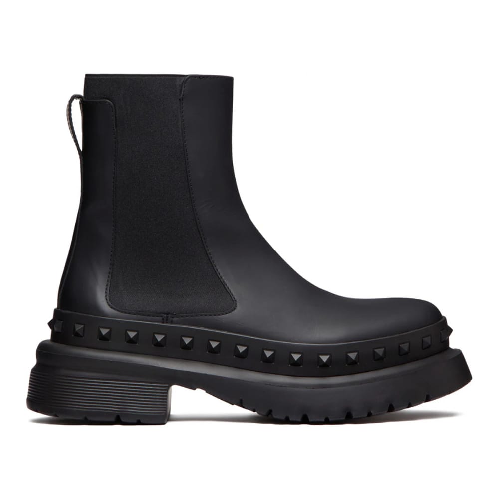 Valentino - Bottines Chelsea 'M Way Rockstud' pour Hommes