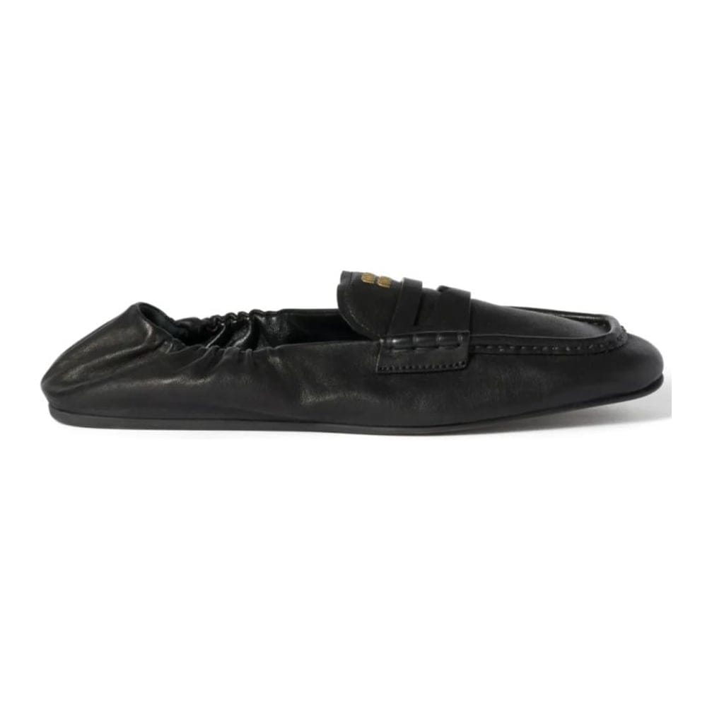 Miu miu - Mocassins 'Embossed-Logo' pour Femmes