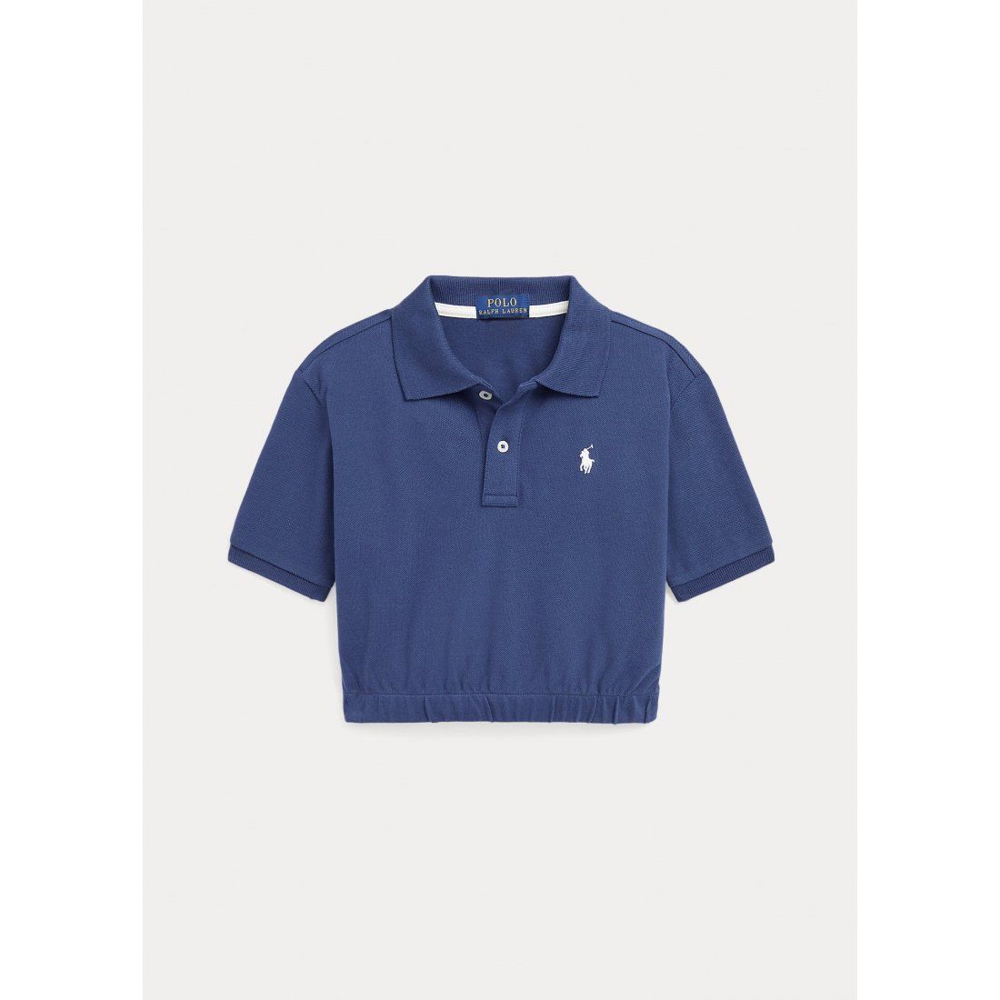 Polo ralph lauren - 'Stretch Mesh Boxy Polo Shirt' pour Bambins & petites filles