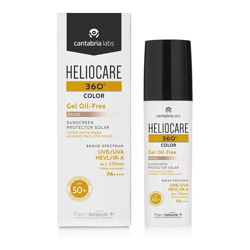 Heliocare - Crème solaire teintée 'Heliocare 360º Gel Oil Free Matte Finish SPF50+' - Beige 50 ml