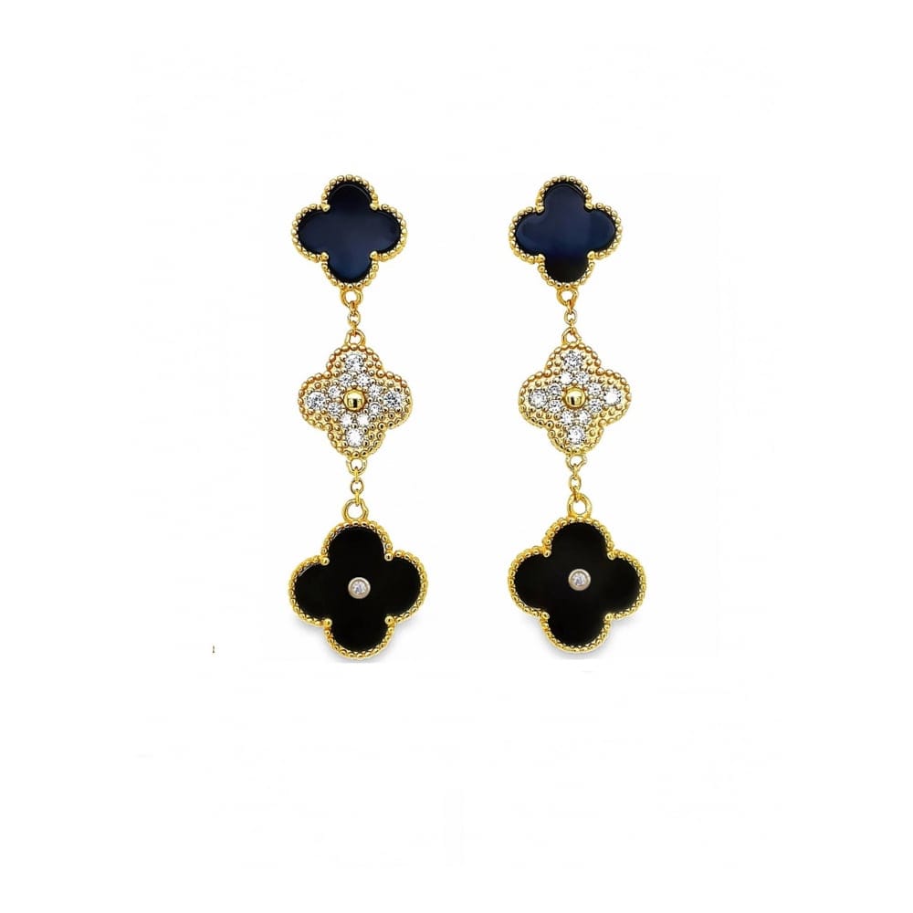 Liv oliver - Boucles d'oreilles 'Layer Embellished Motif Drop' pour Femmes