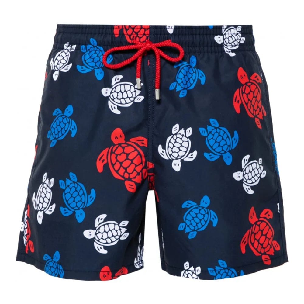 Vilebrequin - Short de bain 'Turtle-Print Swim' pour Hommes