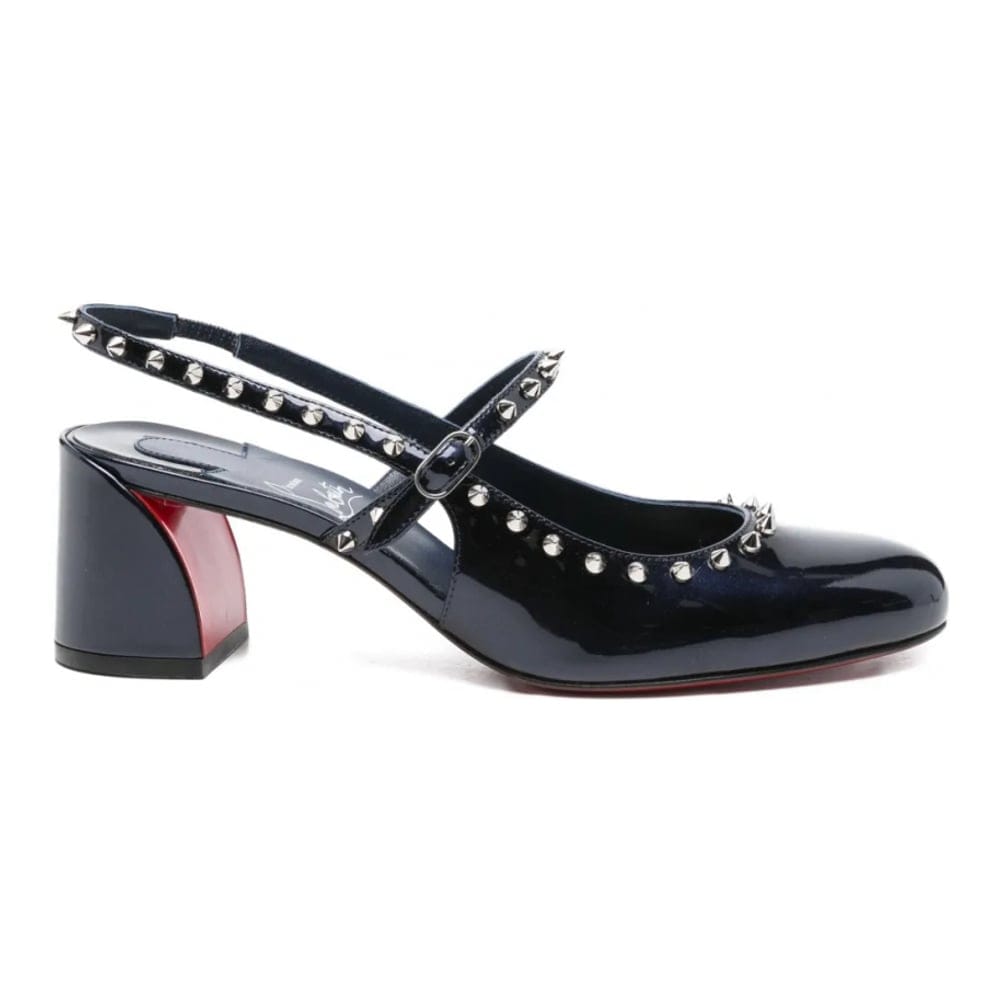Christian louboutin - Escarpins à bride 'Janispikes Studded' pour Femmes