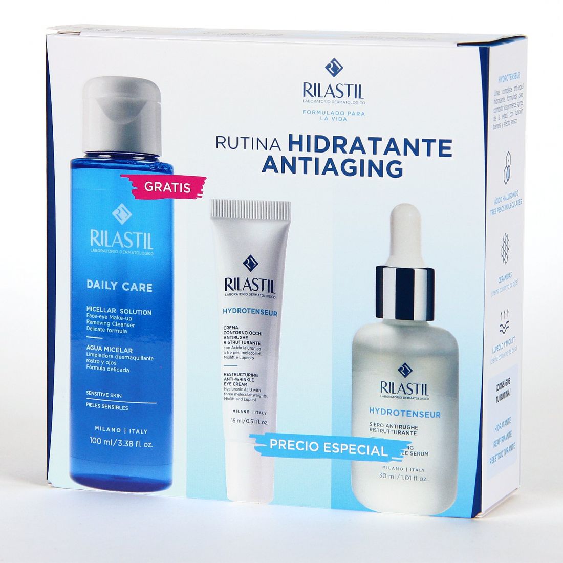 Rilastil - Coffret de soins du visage 'Routine Hydrotenseur' - 3 Pièces