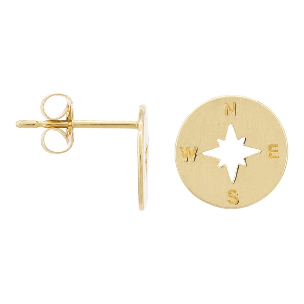 Oro di oro - "Boucles d'oreilles 'Boussole' pour Femmes"