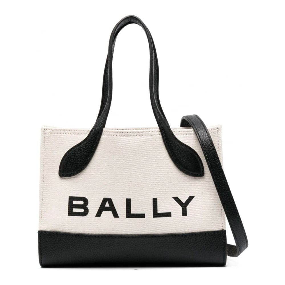 Bally - Sac Cabas 'Logo-Print Colour-Block' pour Femmes