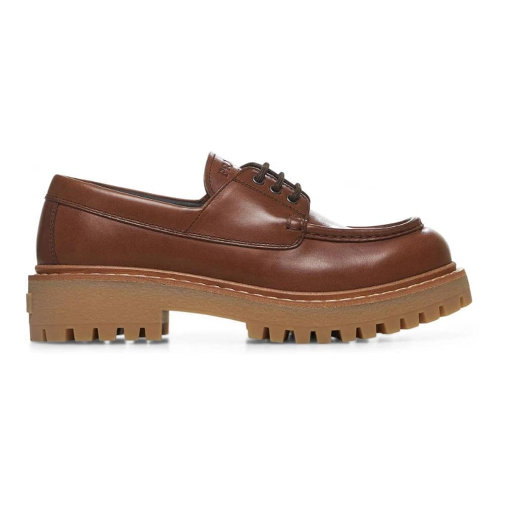 Prada - Mocassins 'Lace-Up' pour Femmes