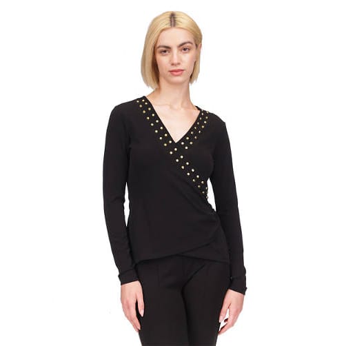Michael michael kors - 'Astor Stud Knit Top' pour Femmes
