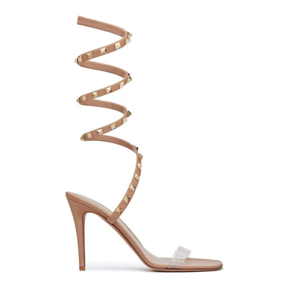 Valentino garavani - Sandales à talon 'Rockstud Embellished' pour Femmes