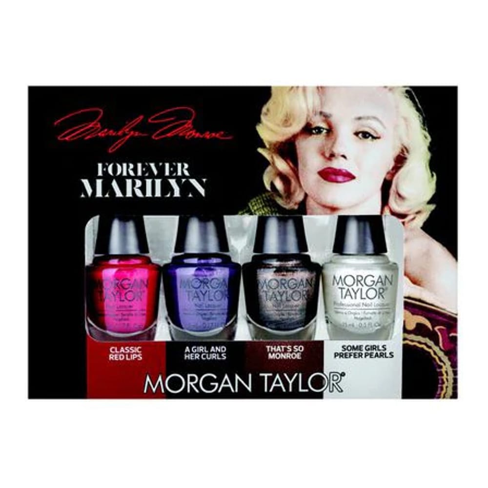 Morgan taylor - Set de vernis à ongles 'Forever Marilyn' - 4 Pièces