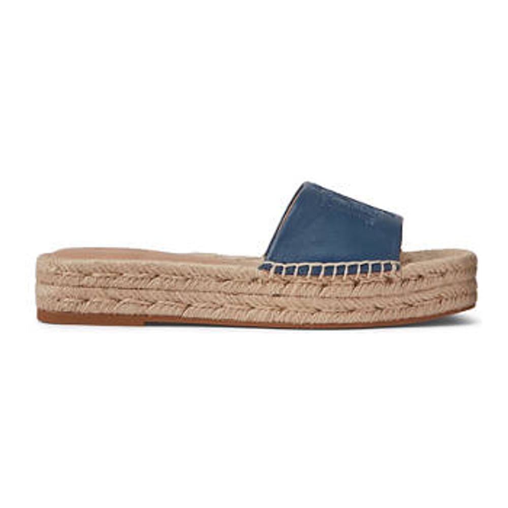 Lauren ralph lauren - "'Leona Nappa Leather Espadrilles' pour Femmes"