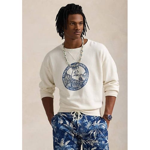 Polo ralph lauren - 'Vintage Fit Fleece Graphic Sweatshirt' pour Hommes