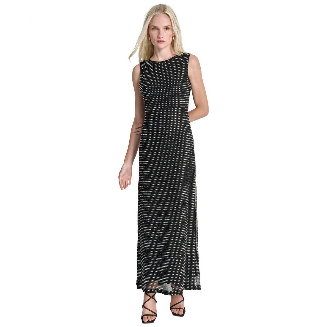 Dkny - Robe de soirée 'Embellished Cowl-Back' pour Femmes