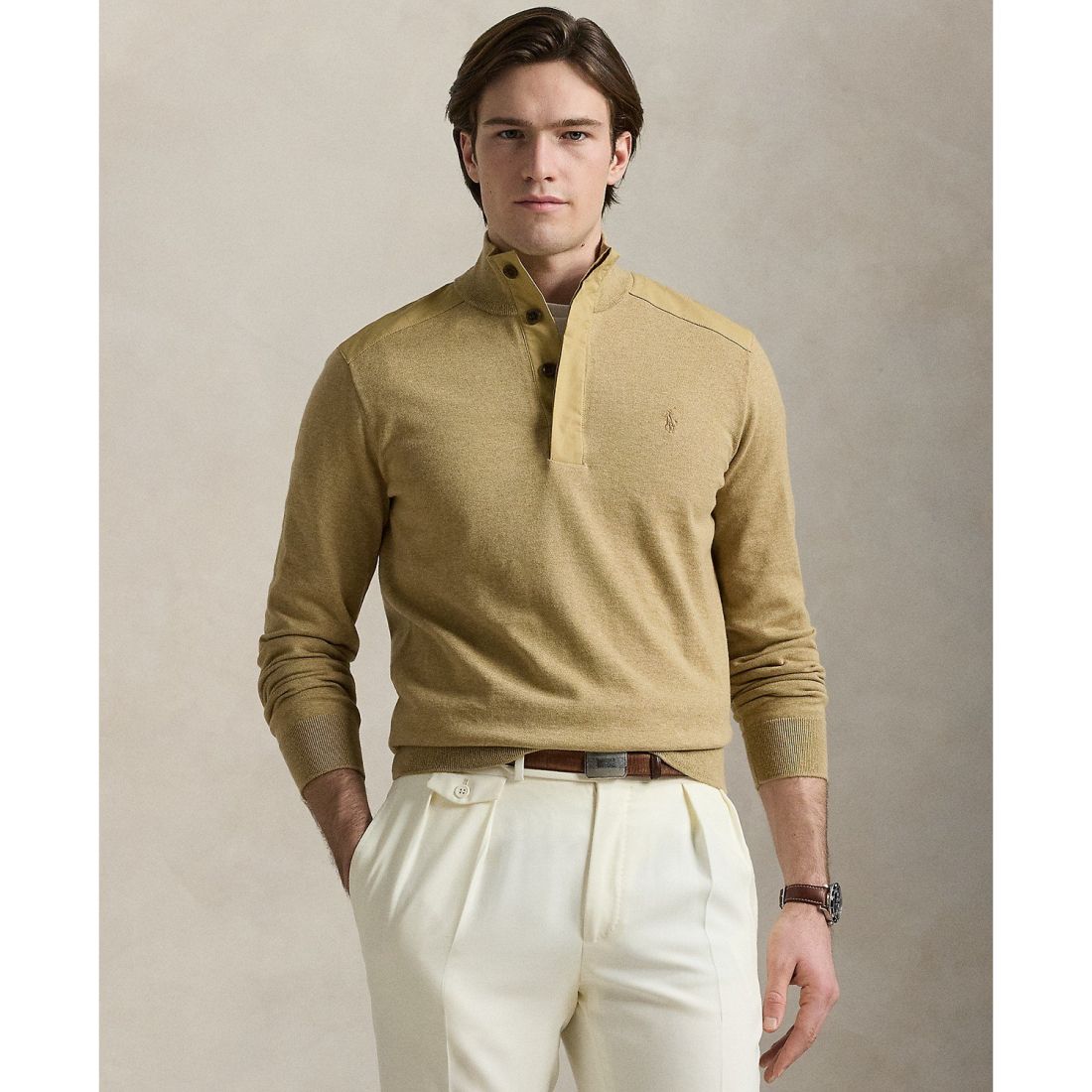 Polo ralph lauren - "Pull 'Hybrid Mockneck' pour Hommes"