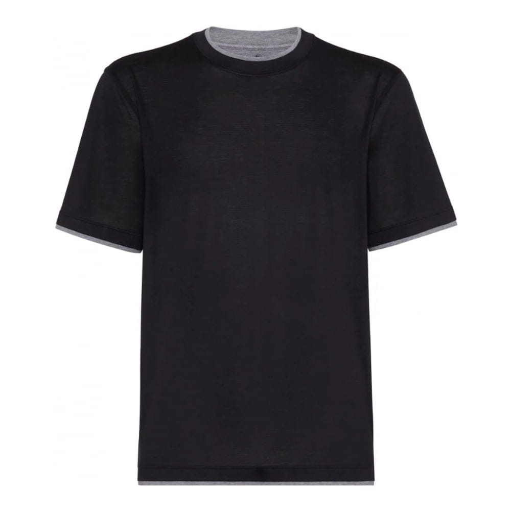 Brunello cucinelli - T-shirt 'Layered-Effect' pour Hommes