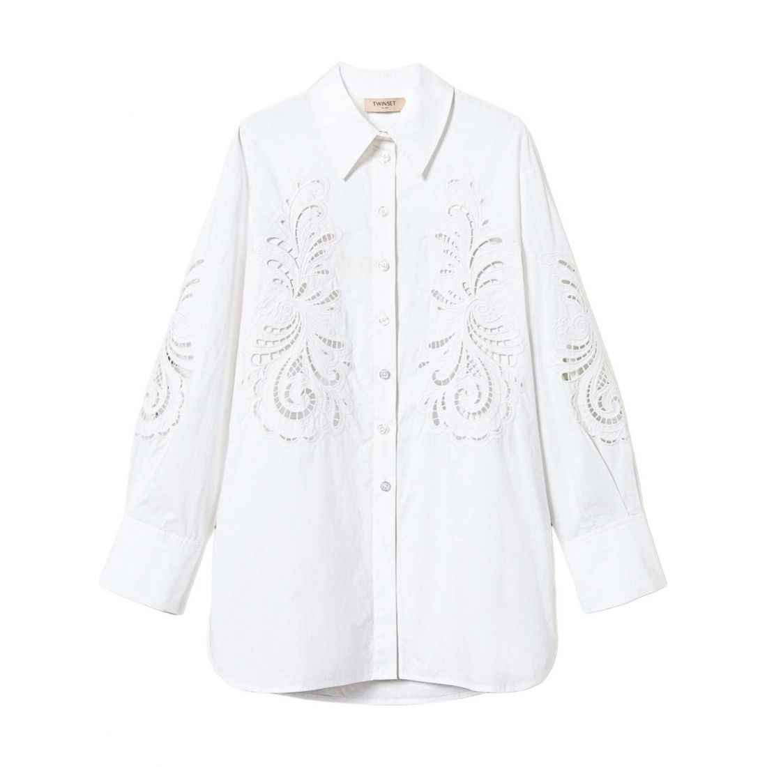 Twin set - Chemise 'Embroidered Poplin' pour Femmes