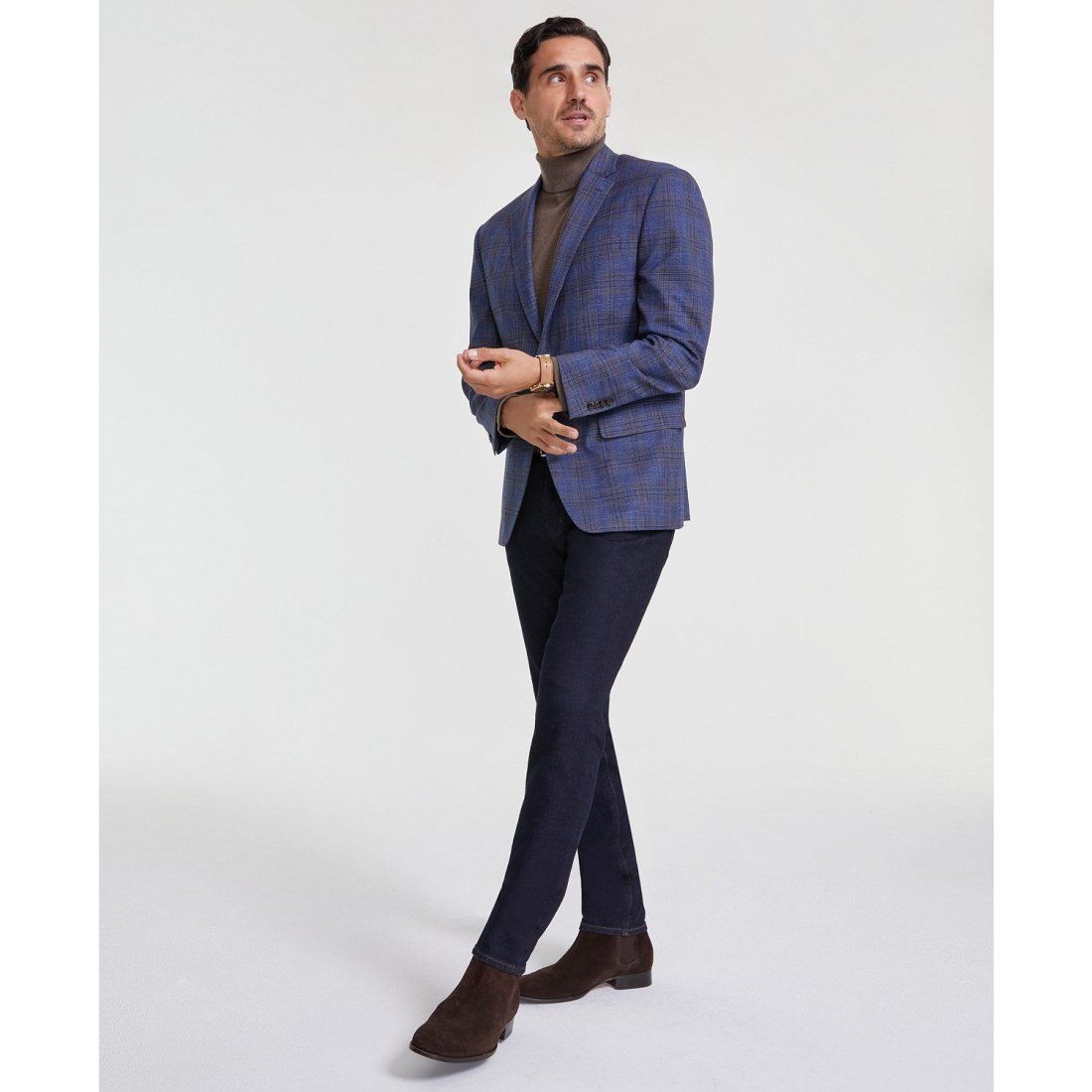 Michael kors - Blazer 'Classic-Fit Plaid Sport' pour Hommes