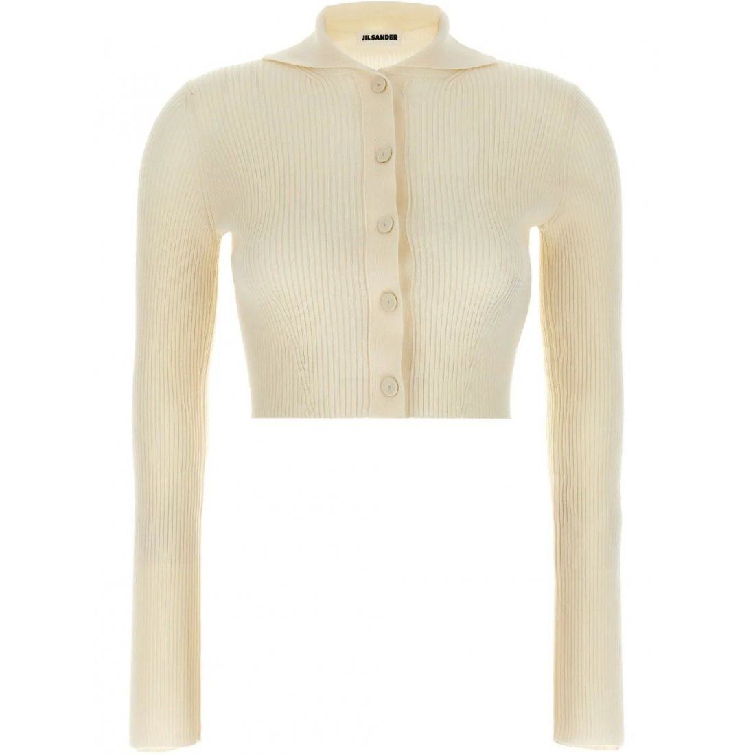 Jil sander - Cardigan 'Ribbed-Knit' pour Femmes