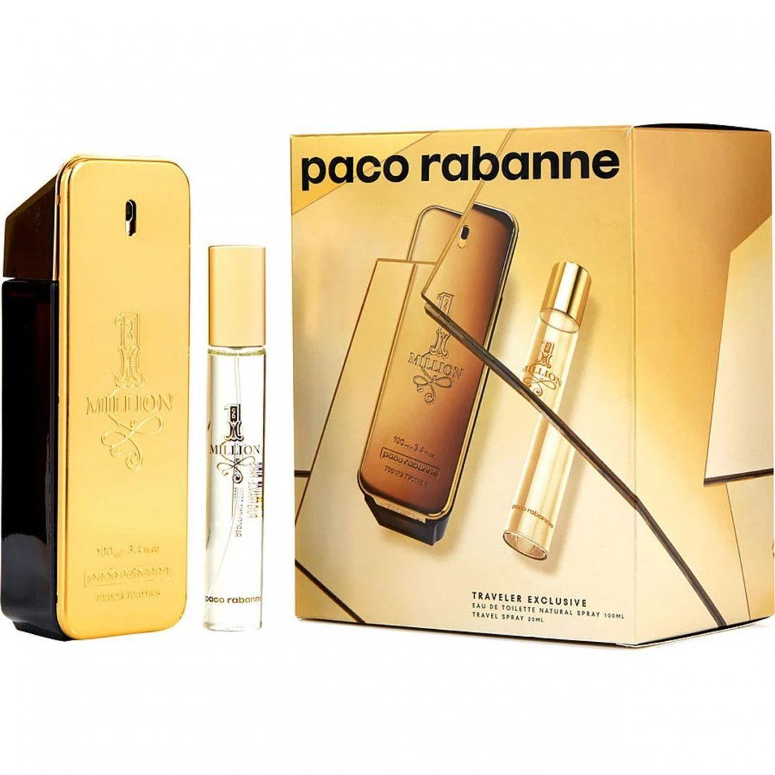 Paco rabanne - Eau de toilette 'One Million' - 2 Pièces