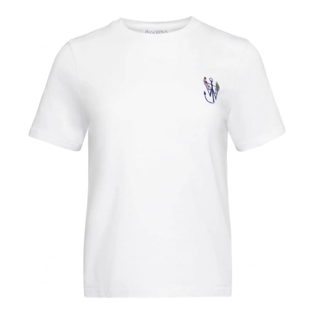 Jw anderson - T-shirt 'Anchor-Embroidery Printed' pour Femmes