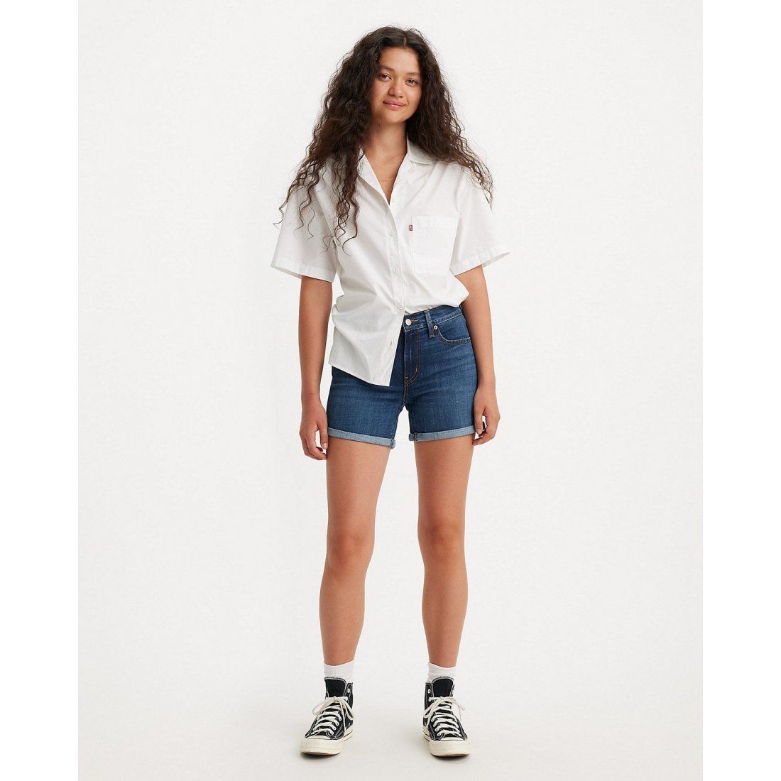 Levi's - Short 'Mid Length' pour Femmes