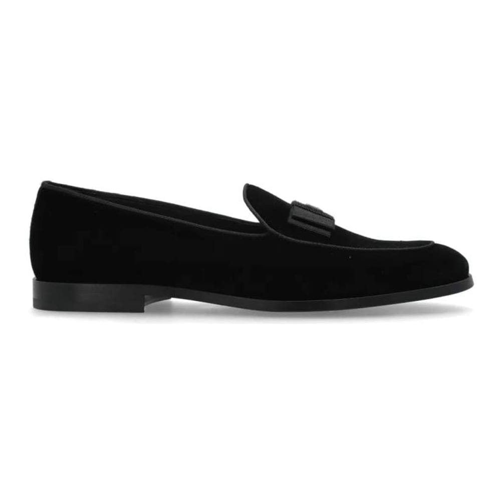 Dolce&gabbana - Mocassins 'Logo-Plaque' pour Hommes
