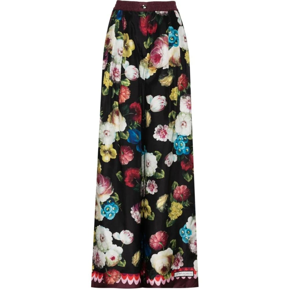 Dolce&gabbana - Pantalon 'Floral' pour Femmes