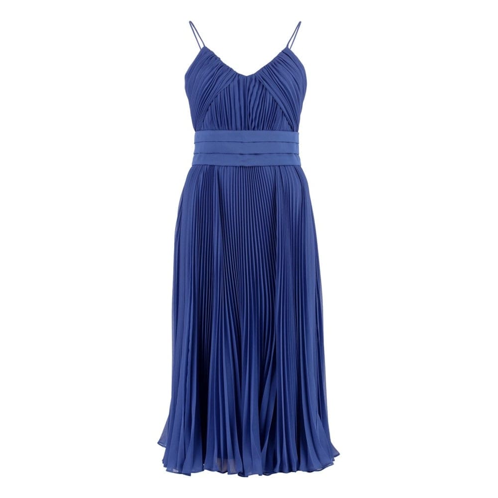 Max mara - Robe Midi 'Clarino Pleated' pour Femmes