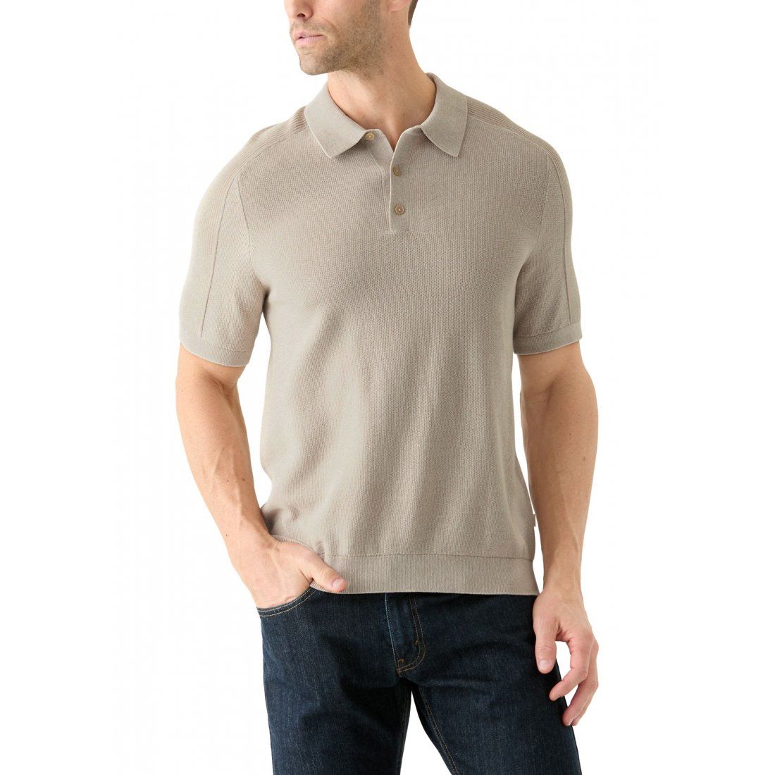 Michael kors - "Polo 'Texture Mouline' pour Hommes"