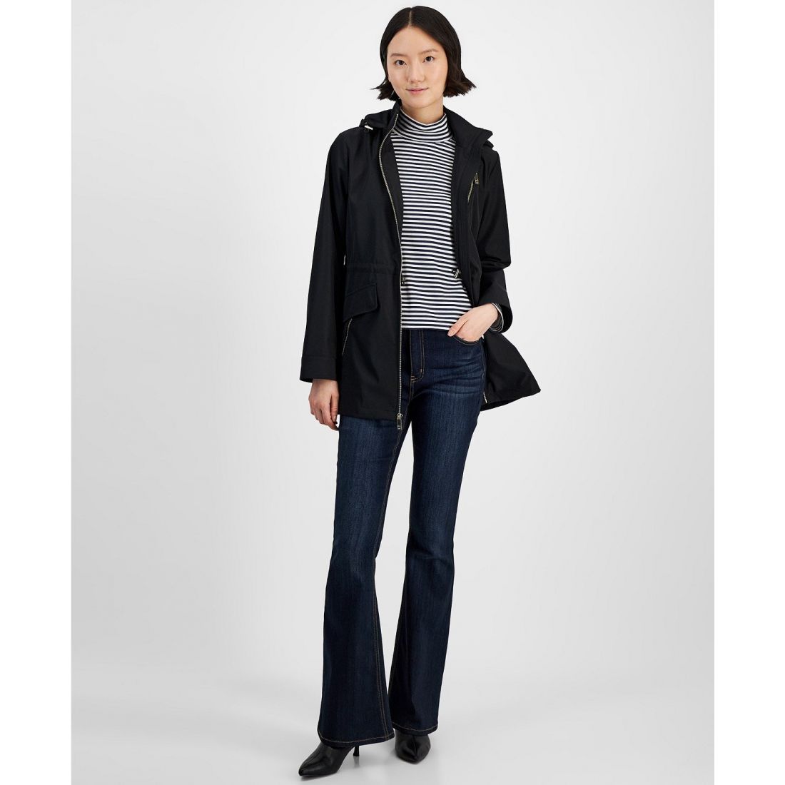 Michael kors - Manteau 'Hooded Water-Resistant Anorak' pour Femmes