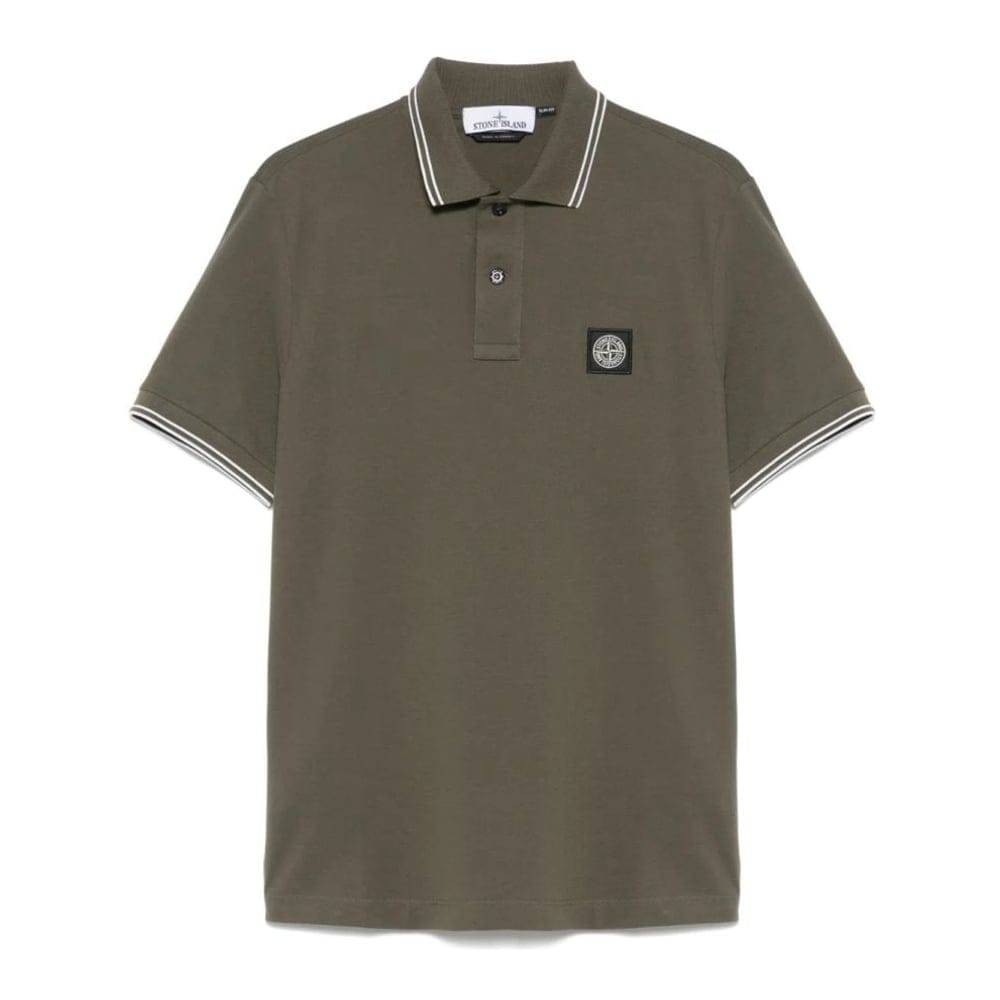 Stone island - Polo 'Piqué' pour Hommes