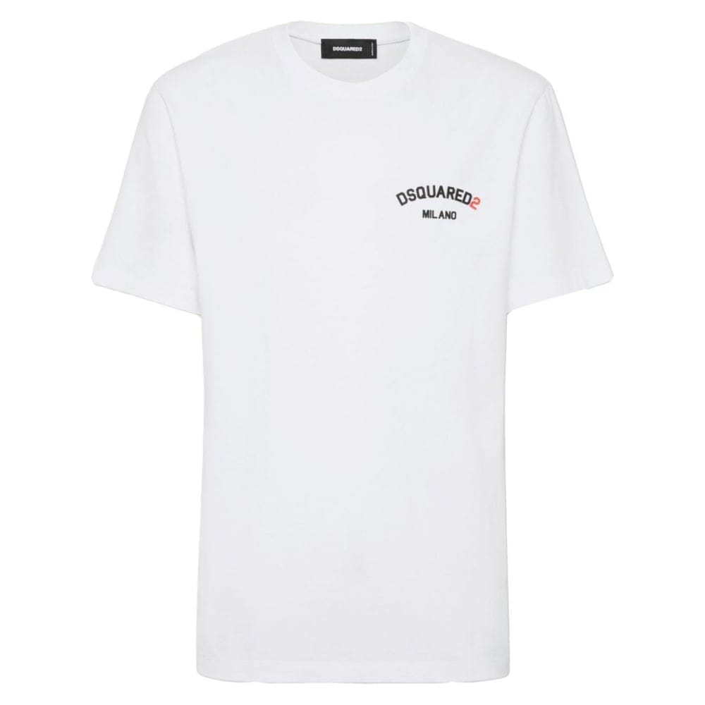 Dsquared2 - T-shirt 'Embroidered-Logo' pour Hommes