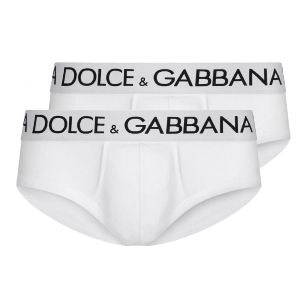 Dolce & Gabbana - Slip 'Logo' pour Hommes - 2 Pièces